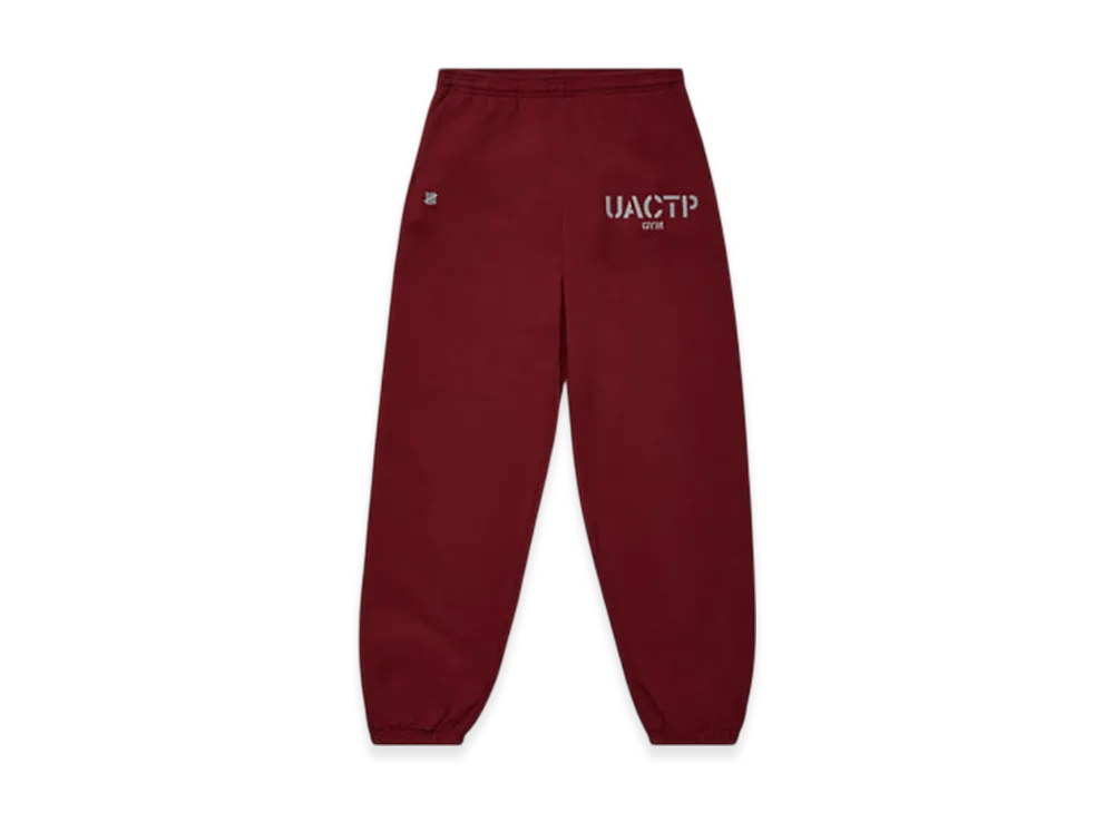 UNDEFEATED UACTP Stencil Gym Sweatpant "Burgundy"