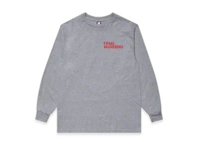UNDEFEATED UACTP Final Warning L/S Tee "Heather Grey"