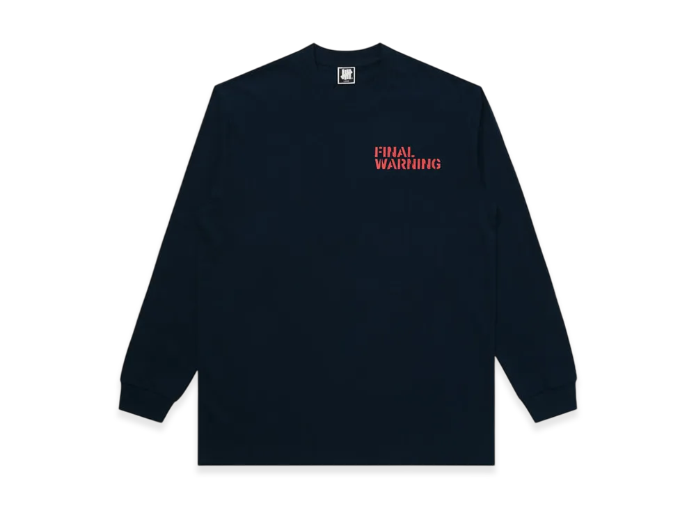 UNDEFEATED UACTP Final Warning L/S Tee "Navy"