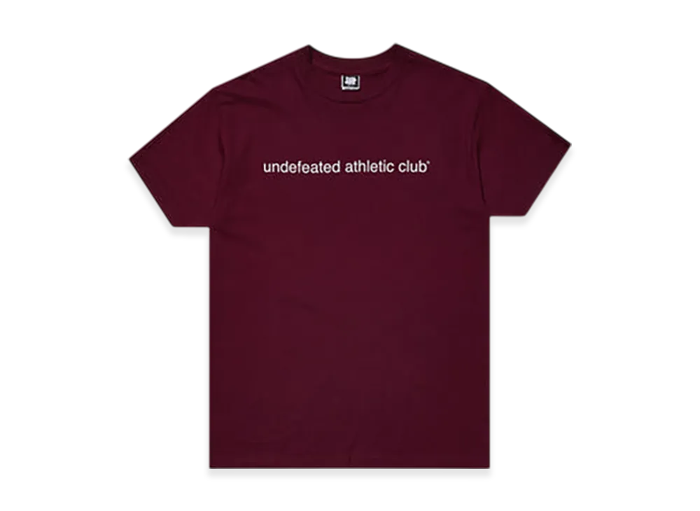 UNDEFEATED UACTP Club S/S Tee "Burgundy"