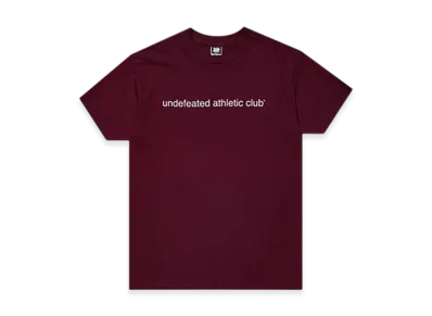UNDEFEATED UACTP Club S/S Tee "Burgundy"