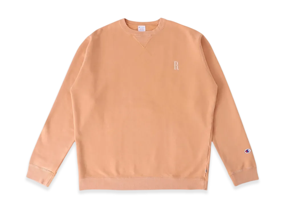 RHC Ron Herman x Champion French Terry R Logo Sweat Pullover "Orange"