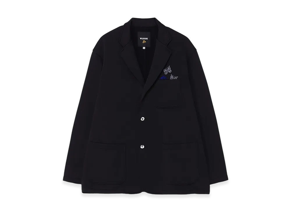 WILDSIDE YOHJI YAMAMOTO x NEEDLES Easy 3B Jacket "Black/Blue"