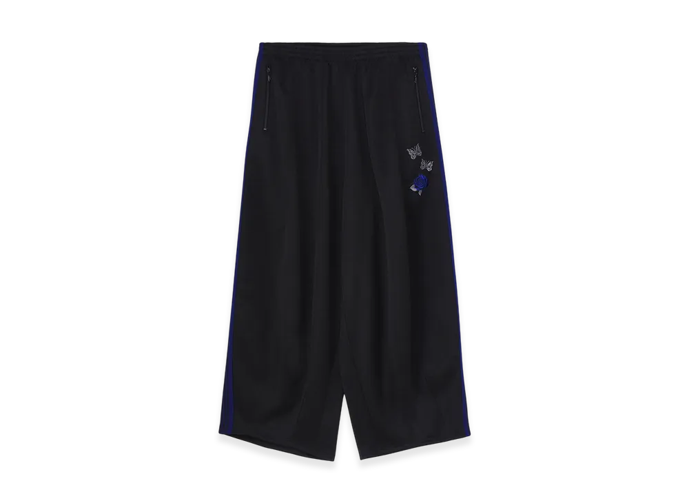 WILDSIDE YOHJI YAMAMOTO x NEEDLES H.D. Track Pant "Black/Blue"