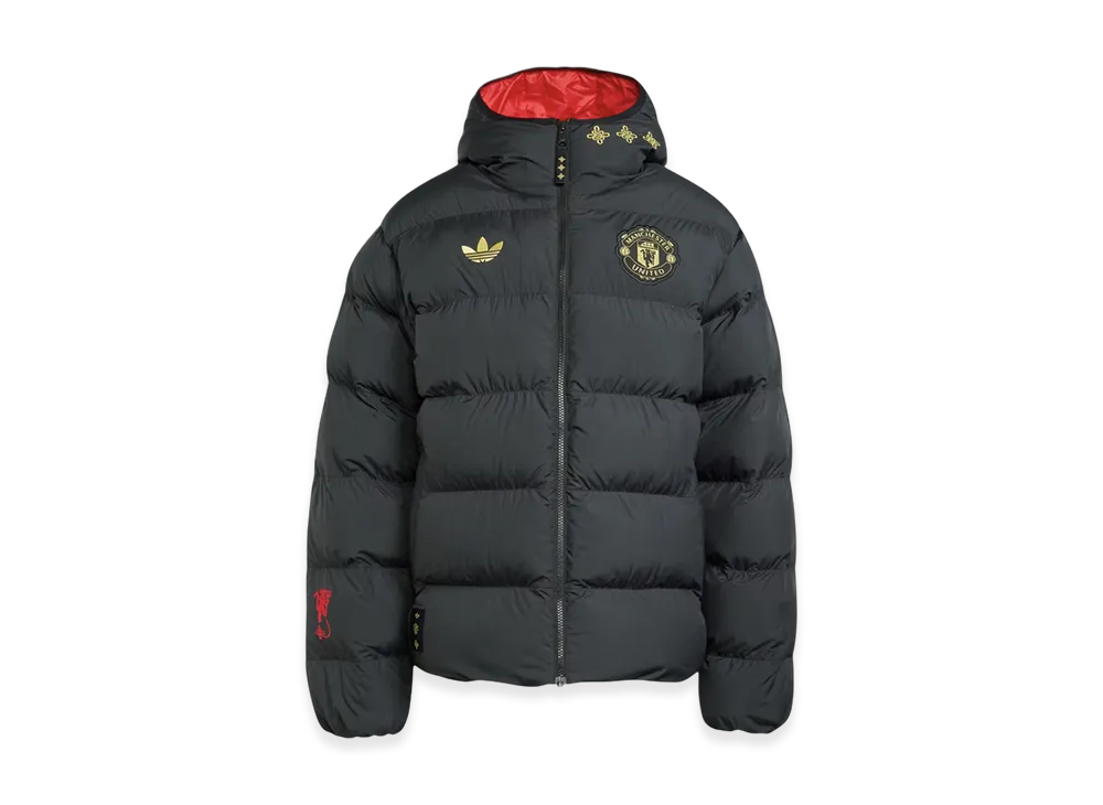adidas Manchester United Cultural Story Padded Jacket "Black"