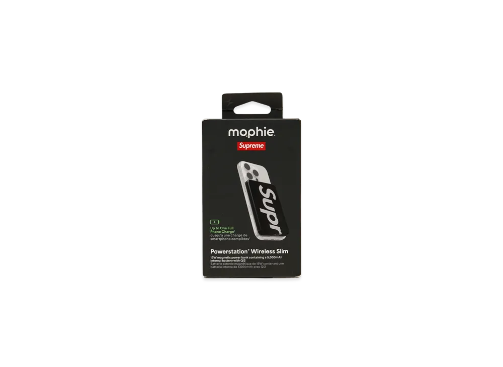 シュプリーム x モーフィー QI2 パワーステーション "ブラック"