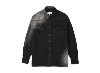 MM6 Maison Margiela Black Denim Shirt "Black"