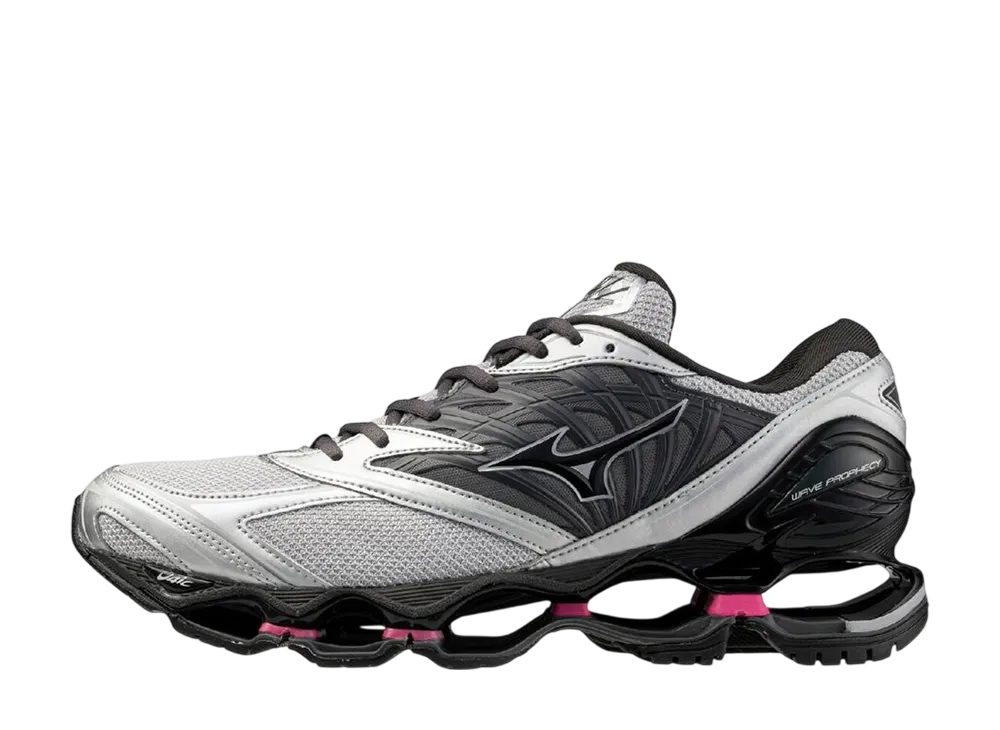 ミズノ ウェーブプロフェシー LS "シルバー/ダークグレー/ピンク"