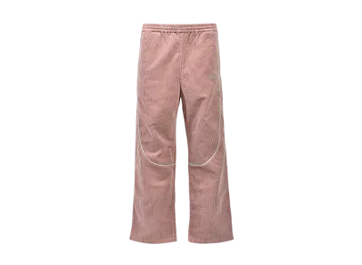 BREATH Script Logo Piping Corduroy Track Pants "Pink"
