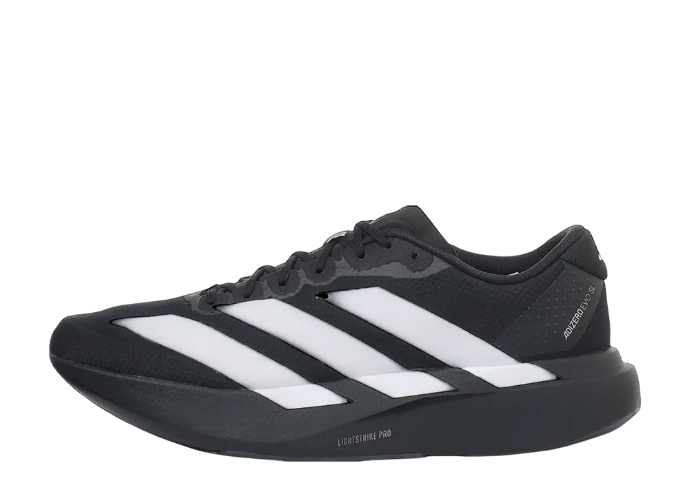 アディダス アディゼロ エヴォ SL ウーブン "コアブラック/フットウェアホワイト"