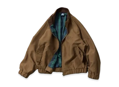 UMBRO x FREAK'S STORE Twill Stand Collar Blouson "Brown"