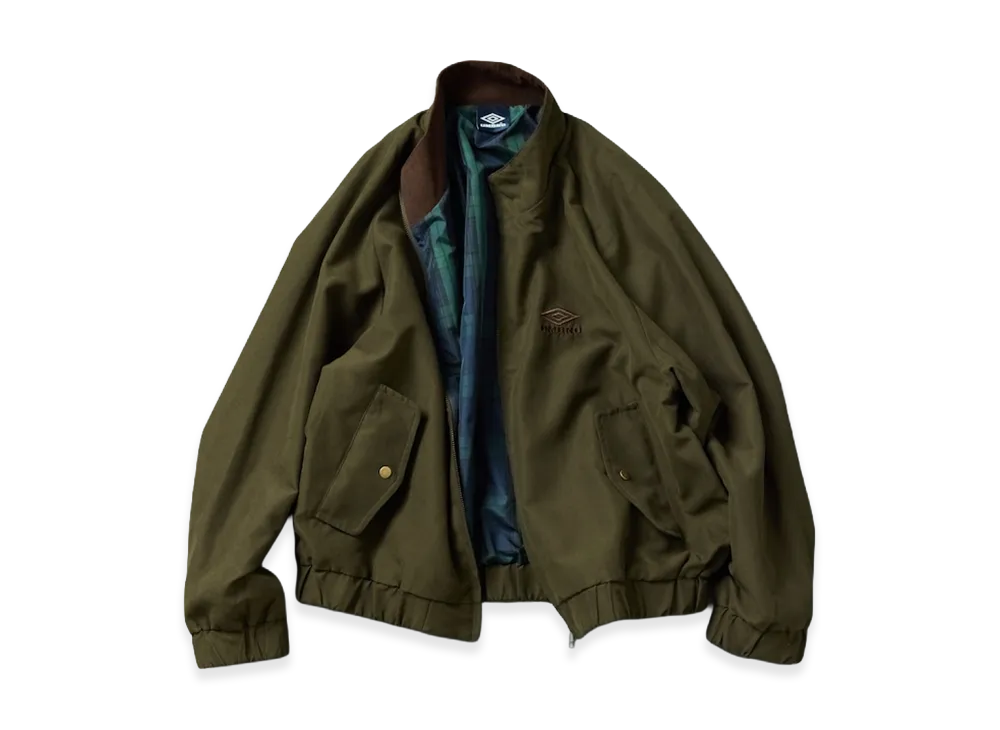 UMBRO x FREAK'S STORE Twill Stand Collar Blouson "Olive"