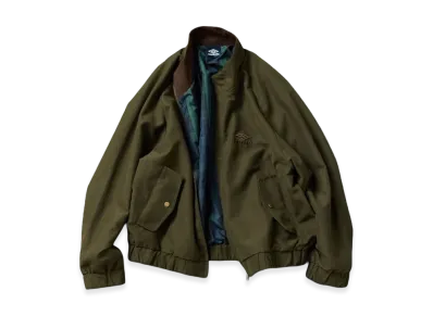 UMBRO x FREAK'S STORE Twill Stand Collar Blouson "Olive"