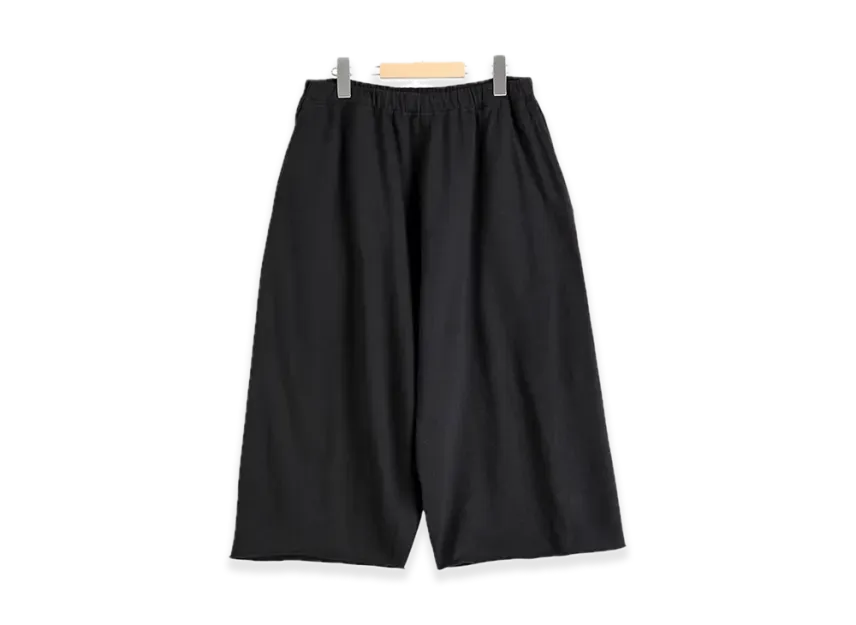 COMOLI LW Cotton French Terry Shorts "Black"