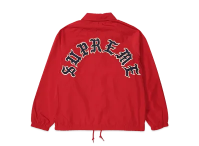 Supreme Old English Arc Coaches Jacket "Red"