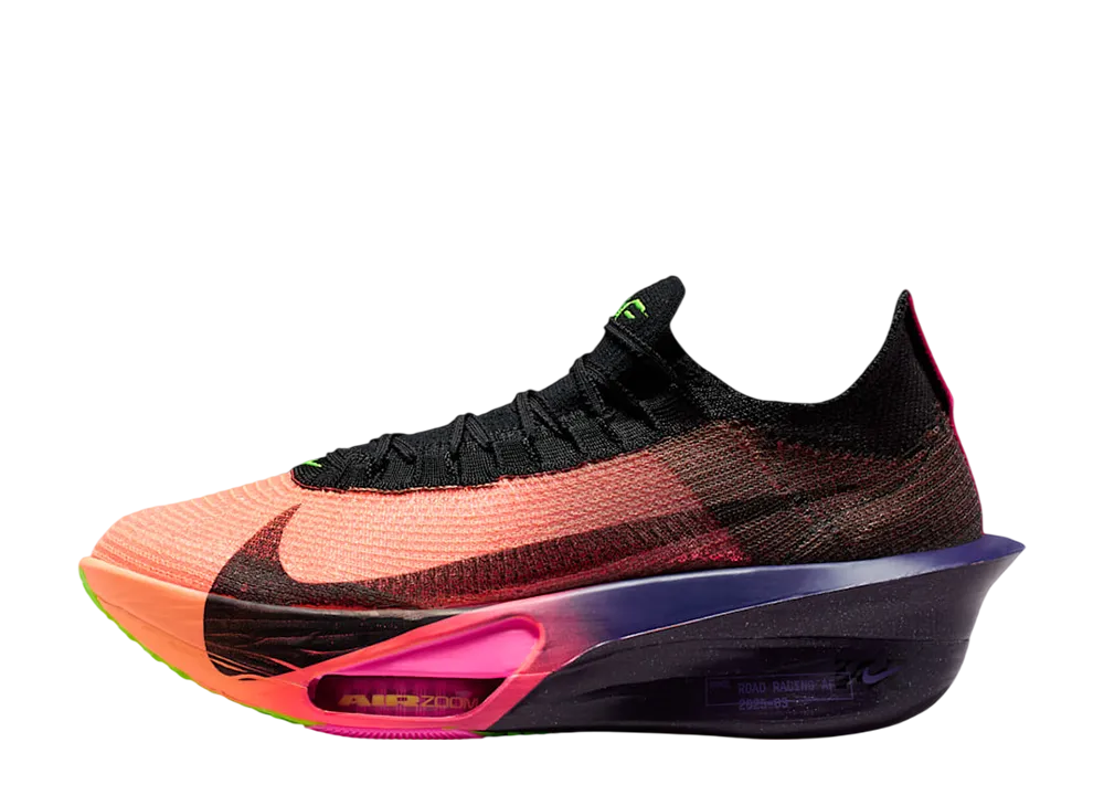 ナイキ アルファフライ3 "オレンジパルス/パープルダイナスティー/エレクトリックグリーン/ブラック"