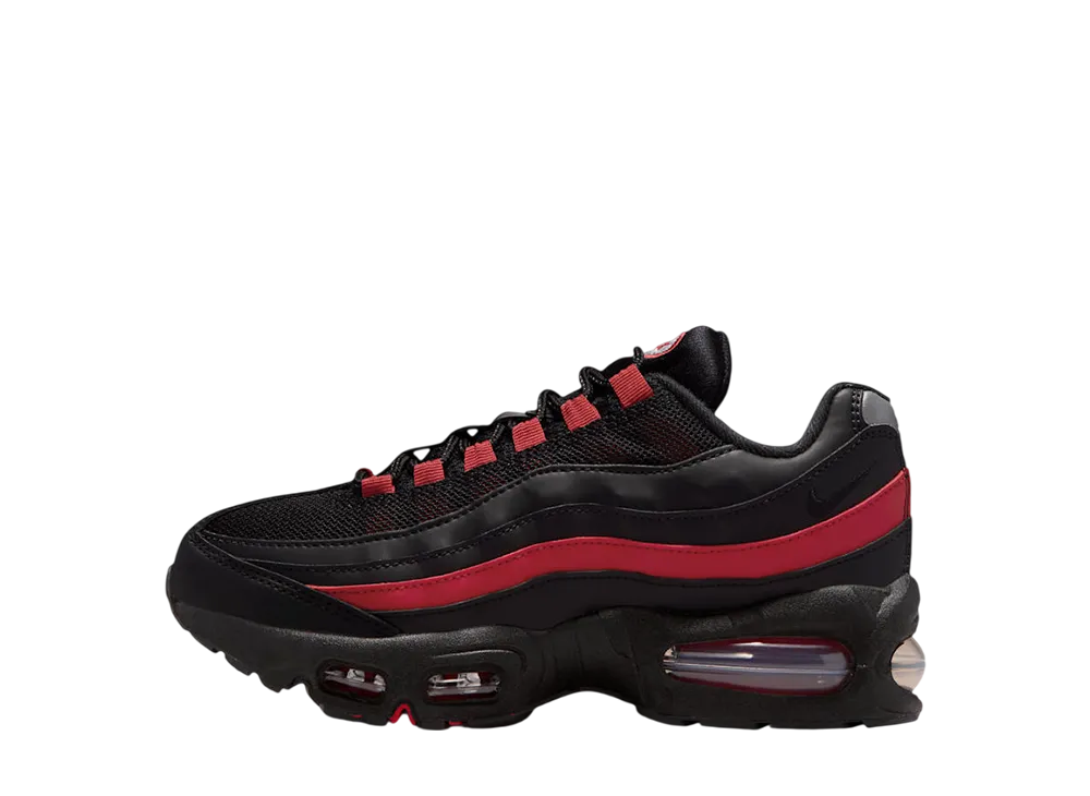 Nike GS Air Max 95 "Black/Team Crimson/Wolf Grey/Black"