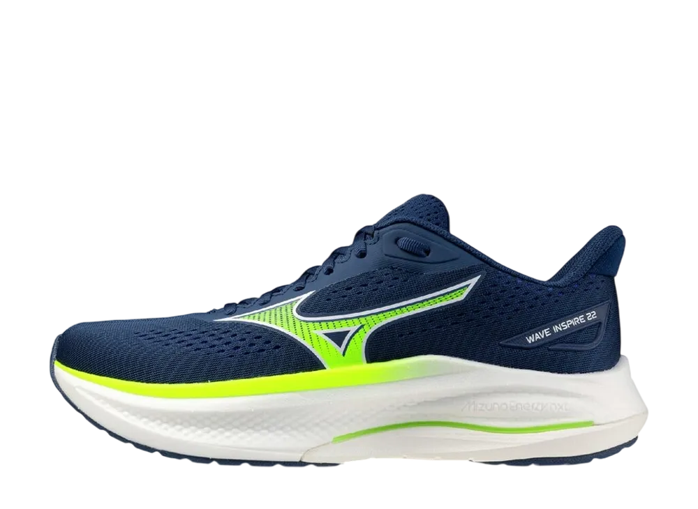 Mizuno Wave Inspire 22 "Navy/Yellow/White"