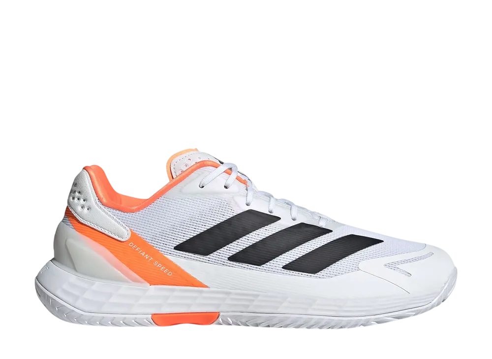 adidas Defiant Speed 2 "Cloud White/Core Black/Lucid Orange"