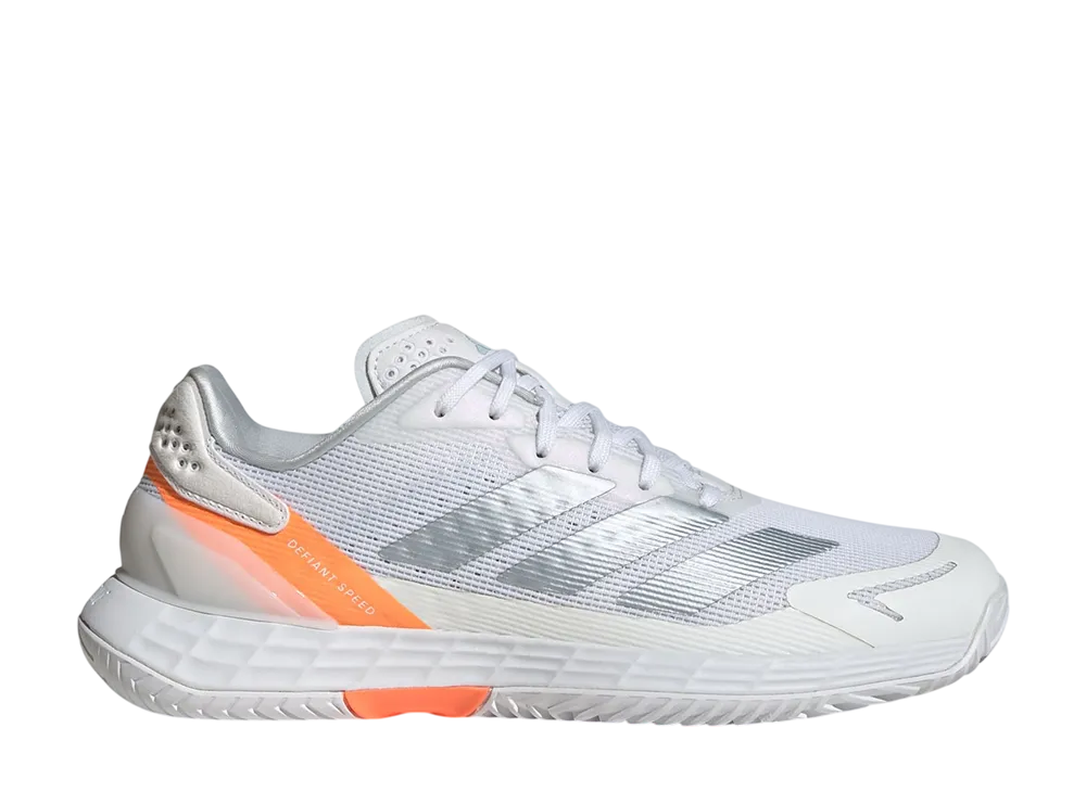 adidas Women's Defiant Speed 2 "Cloud White/Halo Blue/Beam Orange"