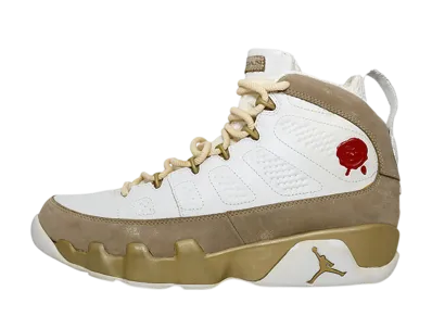 Nike Air Jordan 9 Retro Premio Bin 23 "White/Metallic Gold"