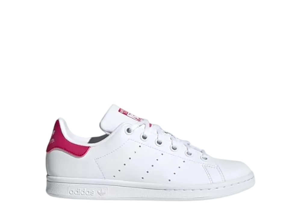 アディダス GS スタンスミス "フットウェアホワイト/フットウェアホワイト/ボールドピンク" (キッズ)