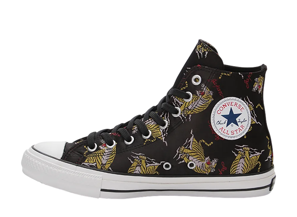 コンバース オールスター100 スーベニアジャケット ハイ "ブラック/タイガー"