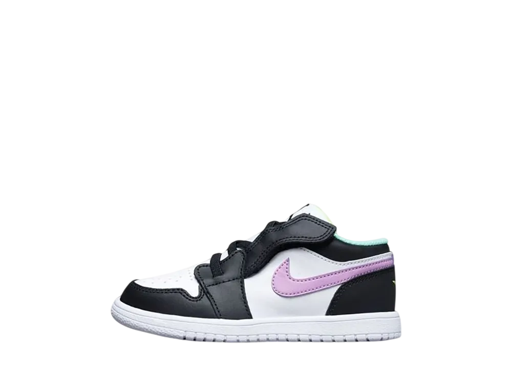 ナイキ TD エアジョーダン1 ロー ALT "ホワイト/ブラック/パープル" (キッズ)