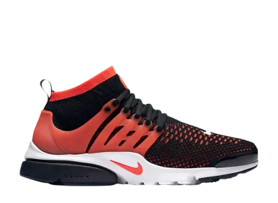 Nike Air Presto Flyknit Ultra "Black/Bright Crimson/White"