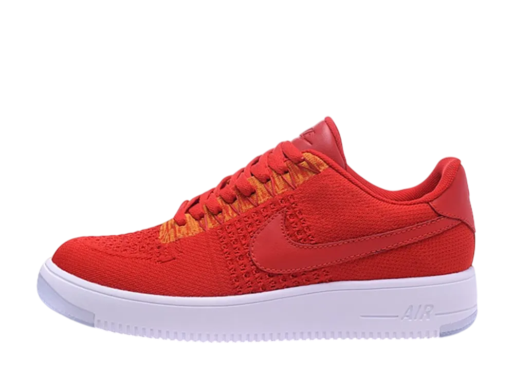 ナイキ エアフォース1 ウルトラ フライニット ロー "ユニバーシティレッド"