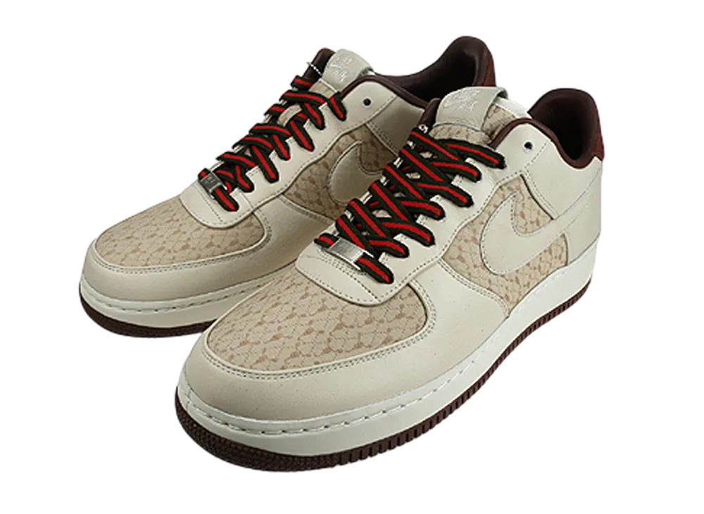 イー・ジェンリャン × ナイキ エアフォース1 ロー スプリーム "セイル/バークロートブラウン"