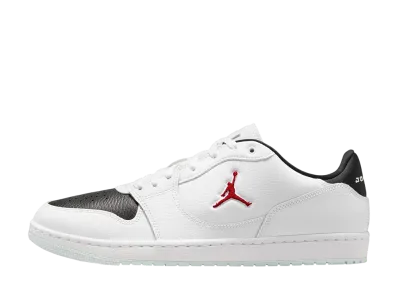 Nike Jordan Court Connect Low "White/Gym Red"