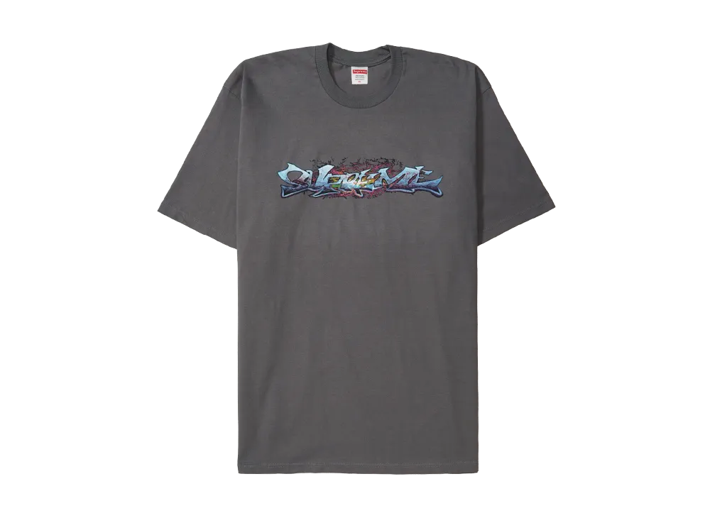 Supreme Tag Tee "Charcoal"