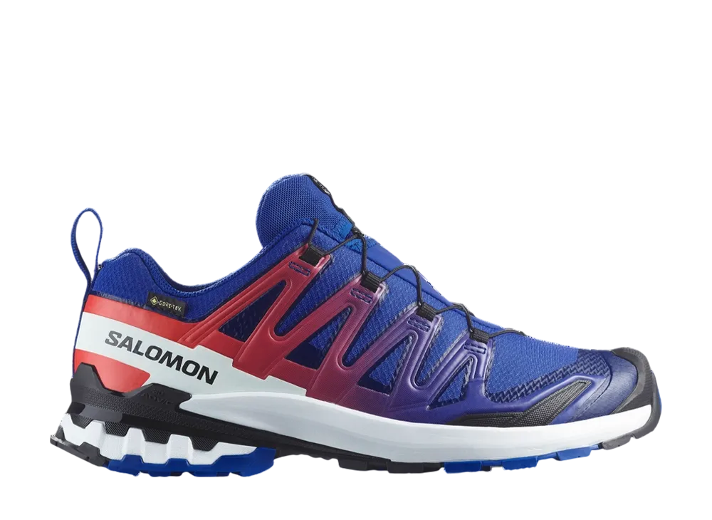 サロモン XA プロ 3D V9 ゴアテックス エキップ "サーフ ザ ウェブ/ファイアリーレッド"