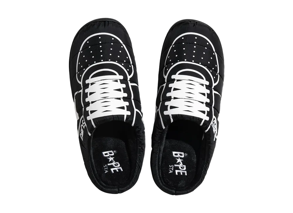 A BATHING APE x SUBU Puffer Sandals "BAPE STA/Black"