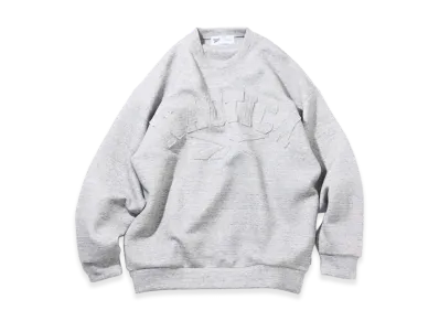 Reebok x NAUTICA Arch Logo Cardboard Knit Crewneck Sweatshirt "Chacoal Grey"