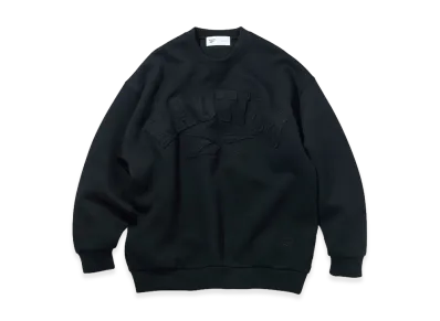 Reebok x NAUTICA Arch Logo Cardboard Knit Crewneck Sweatshirt "Black"