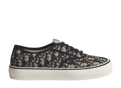 Dior Women's Saltwind Sneaker Dior Clover Embroidered Cotton "Blue"