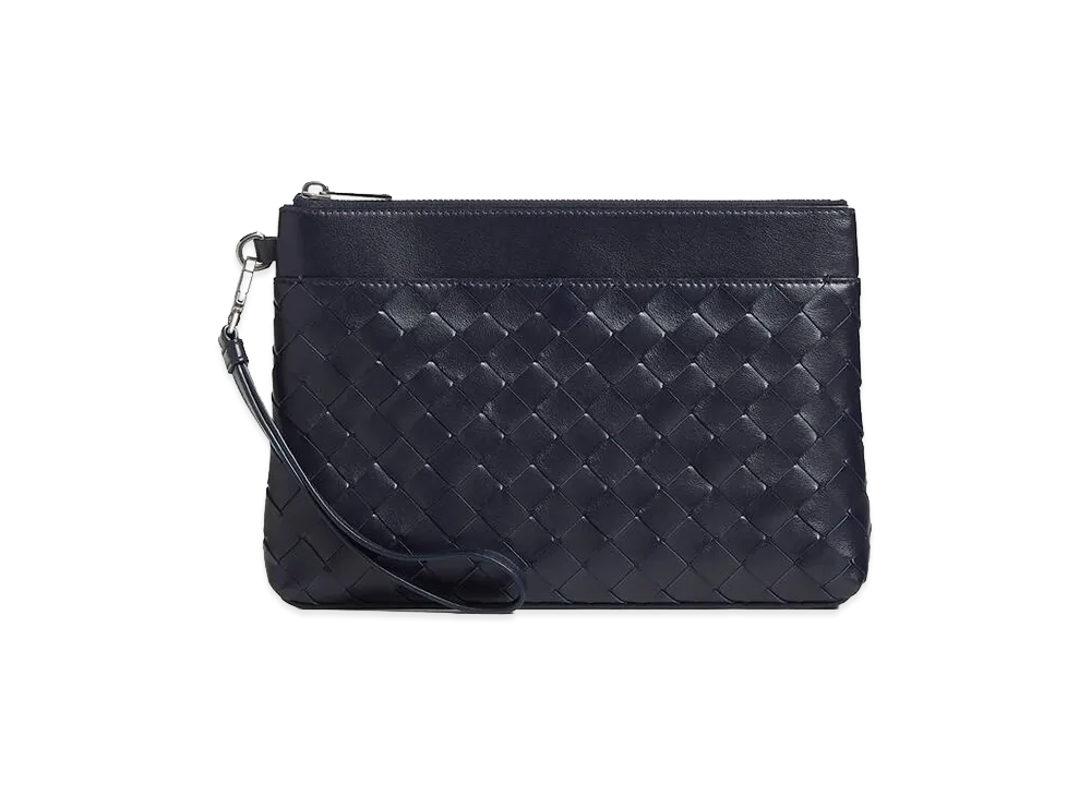 Bottega Veneta Intrecciato Prism Pouch "Nocturnal"