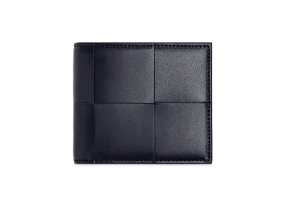 Bottega Veneta Cassette Bi-fold Wallet "Nocturnal/Royal Blue"