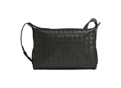 Bottega Veneta Intrecciato Tribeca Top Handle "Dark Green"