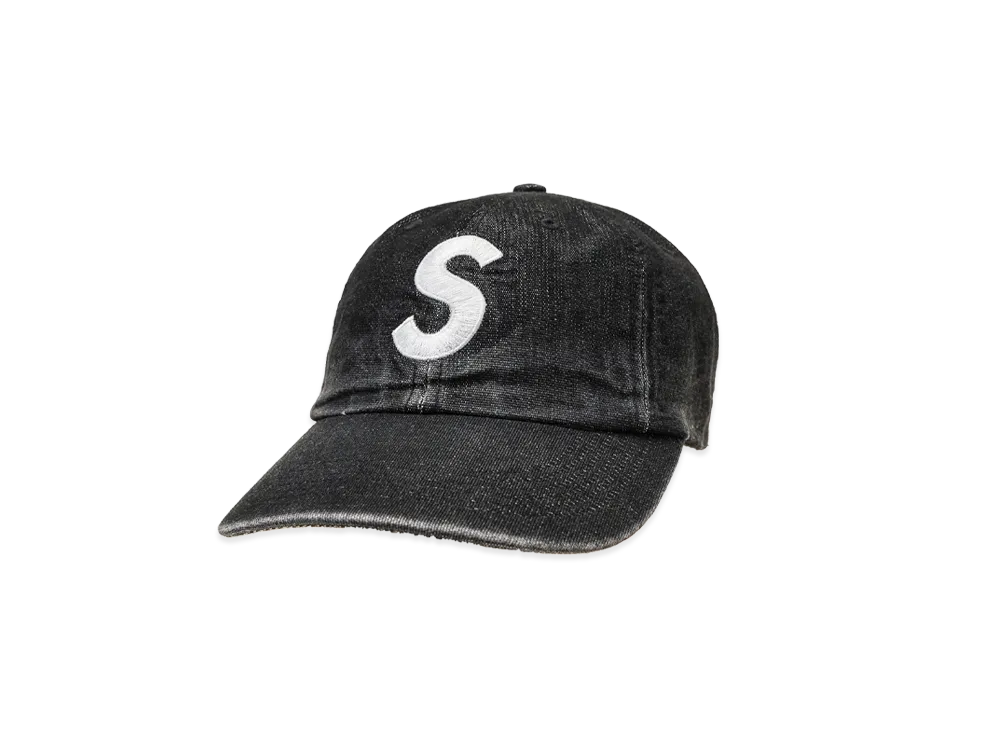 シュプリーム コーデュラ デニム S ロゴ 6 パネル "ブラック"