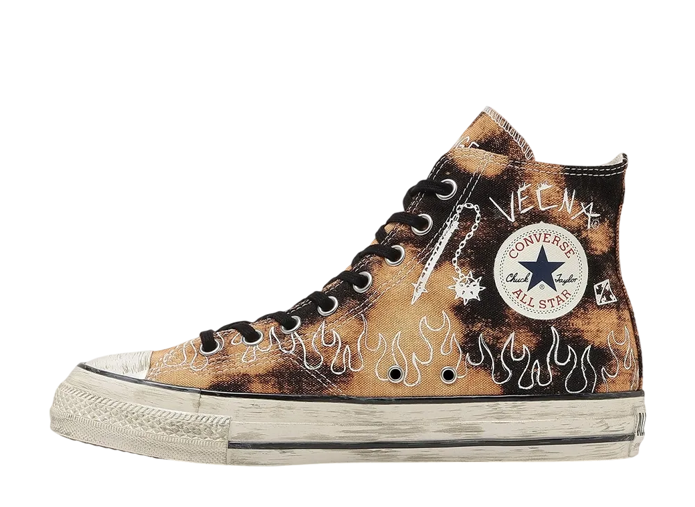 ストレンジャー・シングス5 × コンバース オールスター エイジド87 HC ハイ "ブリーチドブラック"