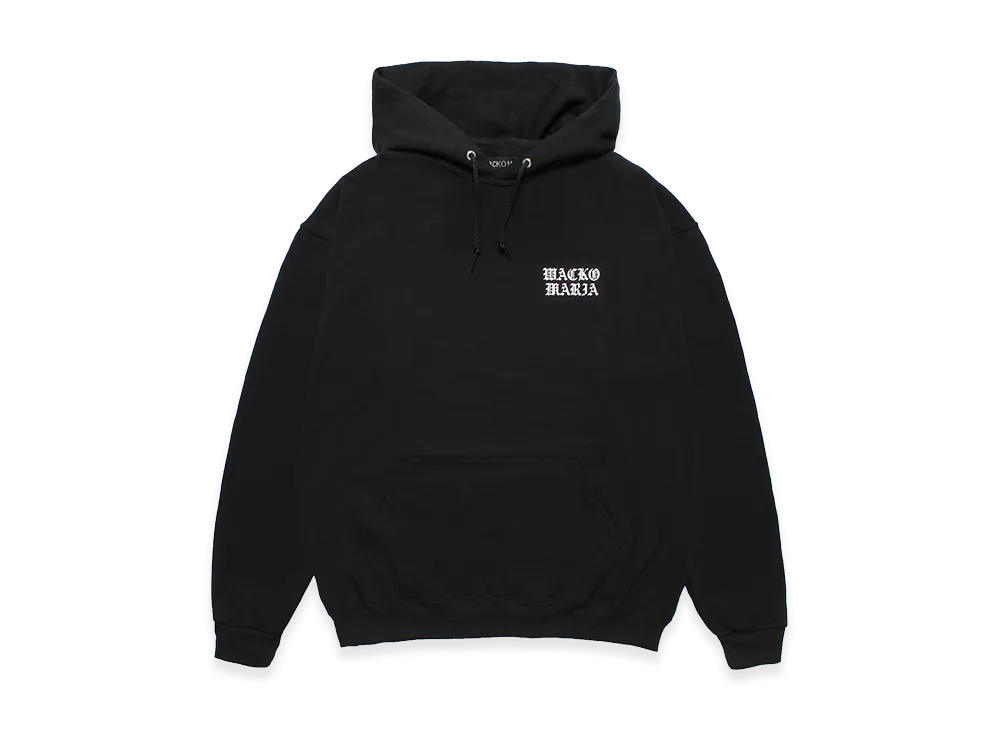 WACKO MARIA Hooded Sweat Shirt "Black"