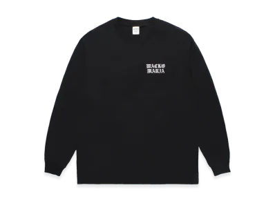 WACKO MARIA Washed Heavy Weight Long Sleeve T-Shirt "Black"