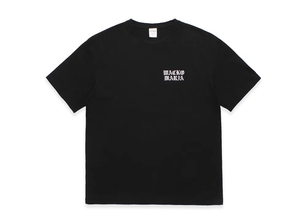 WACKO MARIA Washed Heavy Weight T-Shirt "Black"