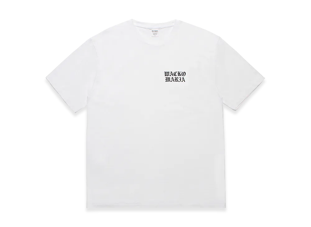 WACKO MARIA Washed Heavy Weight T-Shirt "White"