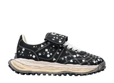 Maison MIHARA YASUHIRO SCOTT OG Sole Embellished Canvas Low-top Sneaker "Black"