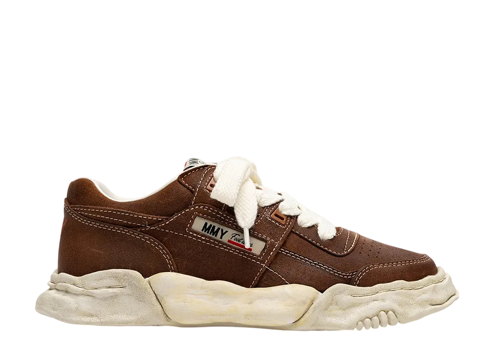 メゾンミハラヤスヒロ パーカー オリジナルソール ブラッシュド スエード ローカット スニーカー "ブラウン" (A16FW740)