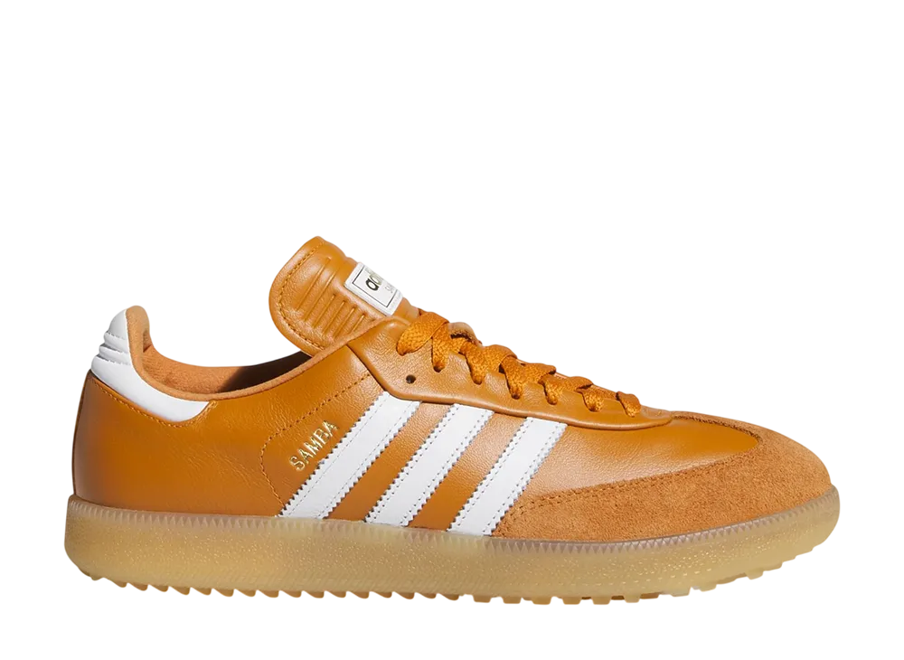 adidas Samba Spikeless Golf "Rustic Orange/Cloud White/Gum"